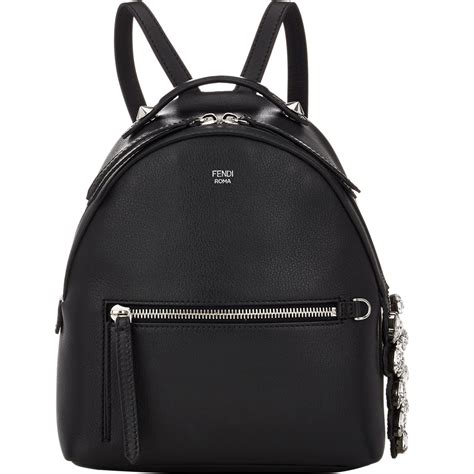 fendi mini backpack size|Fendi leather handbags.